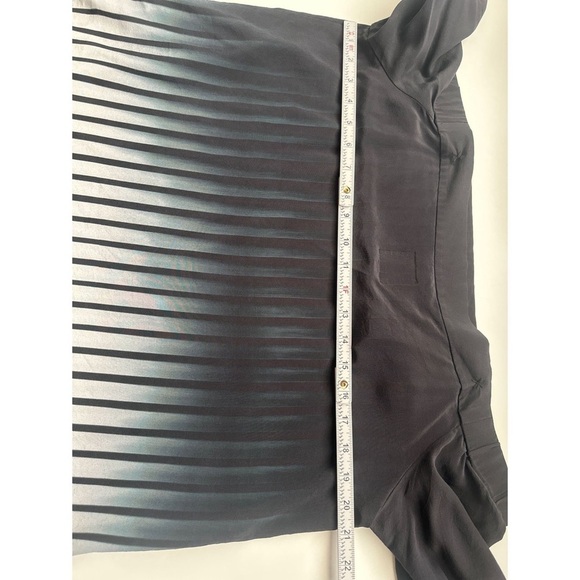 Go by GoSilk Ombré Striped Long Sleeve Blouse - Picture 7 of 9